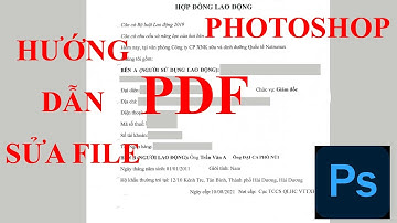 Hướng dẫn chỉnh sửa mọi văn bản PDF bằng Photoshop