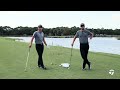 Collin Morikawa & Matthew Wolff Water Skipping Challenge | TaylorMade Golf