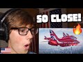 American Reacts to the Red Arrows on Tour!