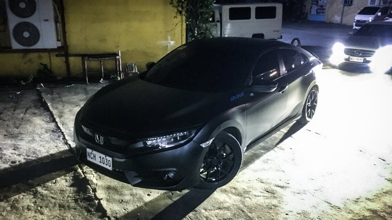 Full exhaust system on a 2016 Honda Civic