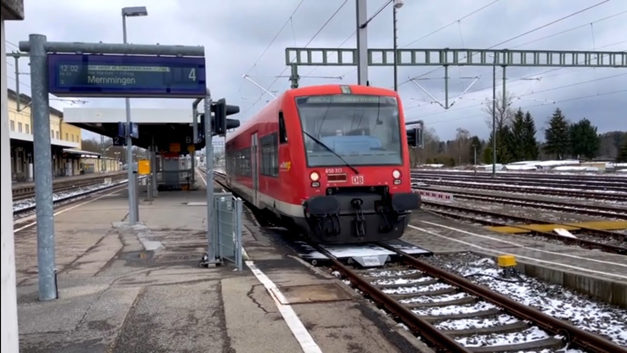 Mit der Br 650  als RB 53 Von Wangen Allgäu nach Aulendorf