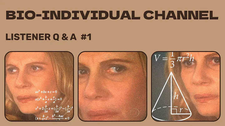 Bio-individual's Firstest Ever Listener Q&A Speshul