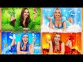 Four Elements Build a Bunk Bed | Fire Girl, Water Girl, Air Girl and Earth Girl by TeenDO Challenge