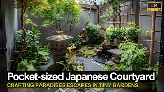 Pocketsized Paradises: Crafting Japanese Courtyard Escapes in Tiny Gardens