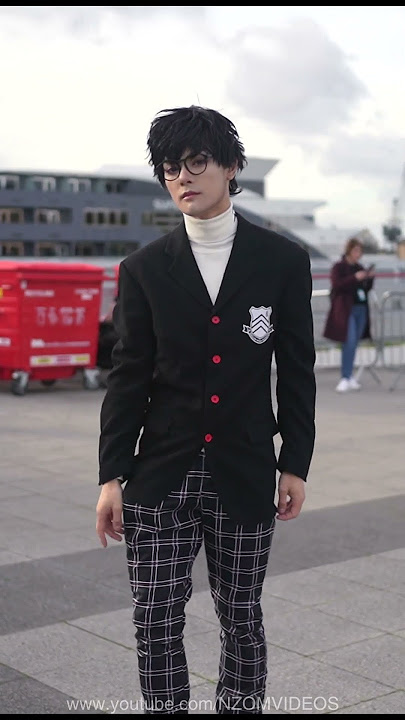 Persona 5 cosplayer looks slick! #shorts  #persona5x