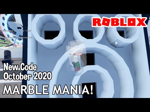 Roblox Marble Mania New Code October 2020 Youtube - marble mania roblox logo