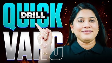 Quick VARC Drill for CAT 2025 | Solve RC & VA in Minutes!