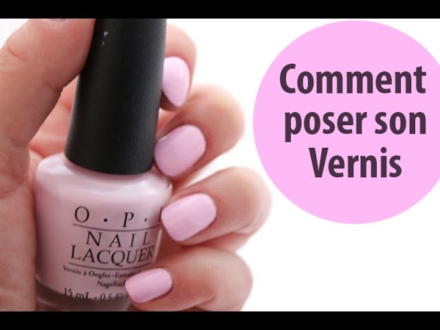 POSER son VERNIS À ONGLES comme une pro - Cyrielle - YouTube