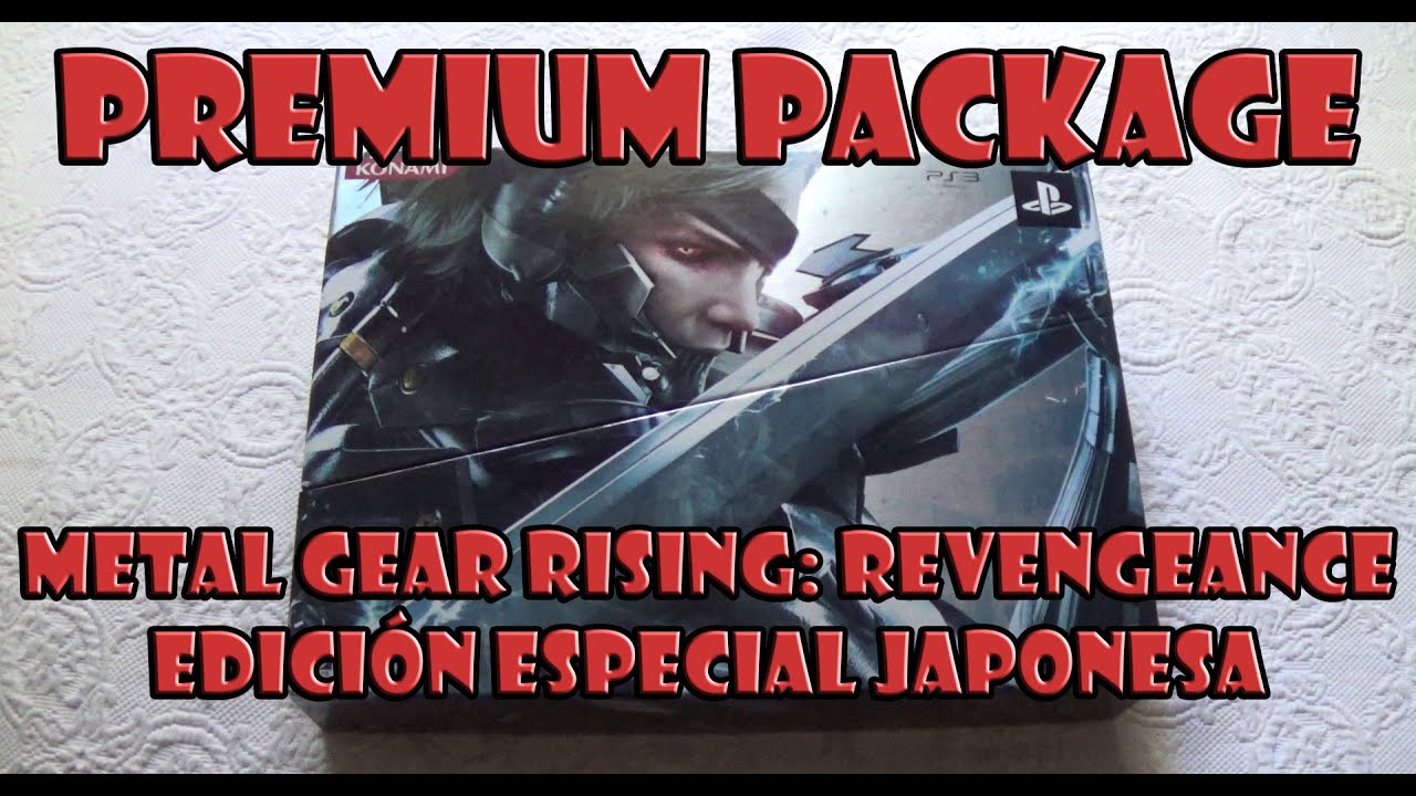 Metal Gear Rising Revengeance Per PS3 Versione Giapponese Con Box Premium E Guida Operativa