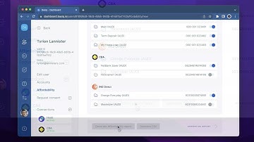 Generate an affordability report with the Basiq dashboard
