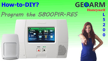 Honeywell 5800PIR-RES - How to Program into L5200 System?