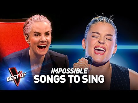 The HARDEST songs to sing on The Voice Blind Auditions