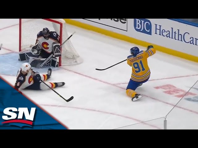 Vladimir Tarasenko Finishes Pretty Passing Play By Blues On The