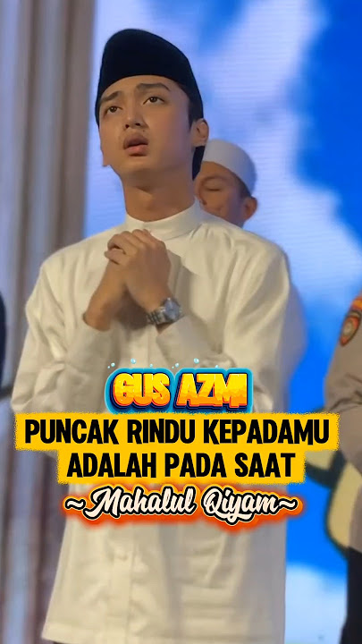 Gus Azmi's Expression When Mahalul Qiyam #shorts
