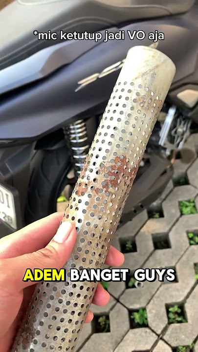 Knalpot Ngebass adem tapi pas di gaspol langsung teriak? saringan 3/4 solusinya 🥰