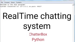 ChatterBox using Python | by Vaibhav Gondaliya