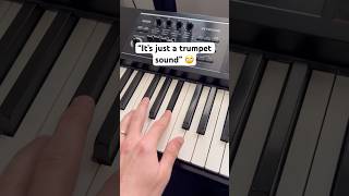 It’s only a trumpet sound what could you possibly hear? #piano #musicproducer #kanyewest #shorts