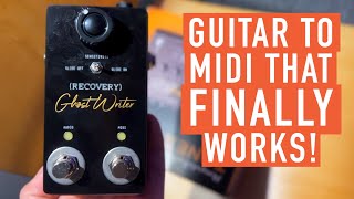 The Recovery Effects Ghost Writer - Guitar to Midi Pedal