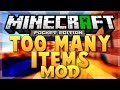 Mod TOO MANY ITENS IGUAL DE PC (MINECRAFT PE 0.13.0)