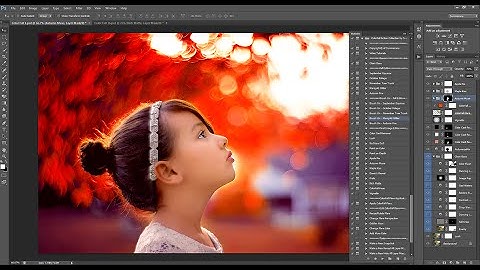 How to Edit Fall Images in Photoshop and PSE - ColorFall Photoshop Action Collection