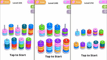 Hoop stack 225 level 214-240+ IOS game