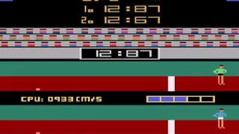 Track & Field - Atari 2600 - Archive Gameplay 🎮