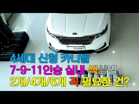 4세대 신형 카니발 7-9-11인승 실내 색상별 2개/4개/6개 꼭 필요한 아이템