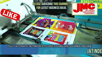 Notebook business at Home | Notebook making machine in low investment