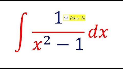 Integral of 1/(x^2-1)- [Partial Fraction Decomposition Example]