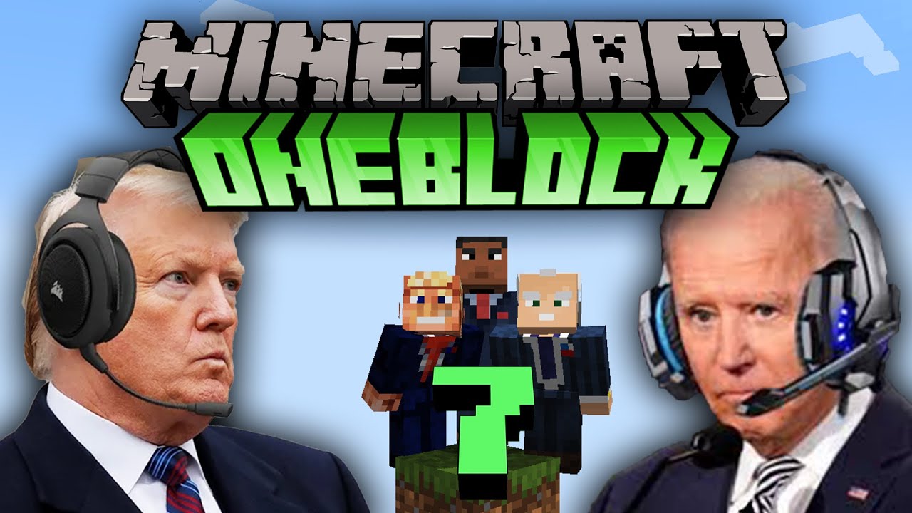 US Presidents Play Minecraft One Block 7