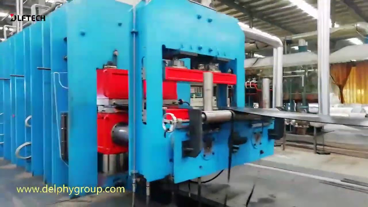 Fabric conveyor belt curing system for figured-belt/PATTERN TRANSFERING BELT/Profiled Conveyor Belt