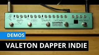 Demo de Valeton Dapper Indie, pedalera multiefectos para música indie