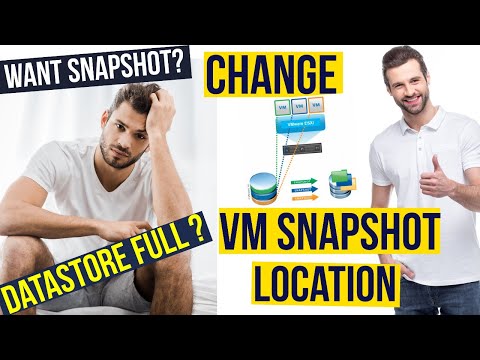 Видео: How to Change default VMware Snapshot location?