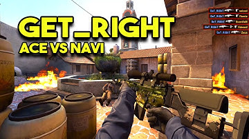 CS:GO - GeT_RiGhT ACE VS NAVI @ MLG COLUMBUS 2016