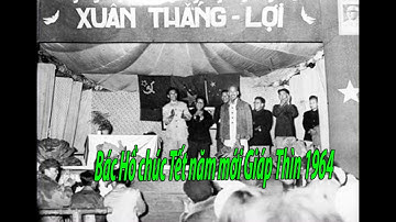 Bác Hồ chúc mừng năm mới nhân dân năm Giáp Thìn 1964