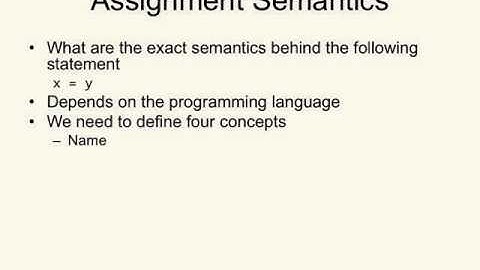 CSE 340 S16: 2-29-16 "Semantics Pt. 5"