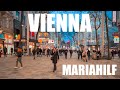 Walk at Vienna Mariahilfer Shopping Street, February 2024 | 4K HDR