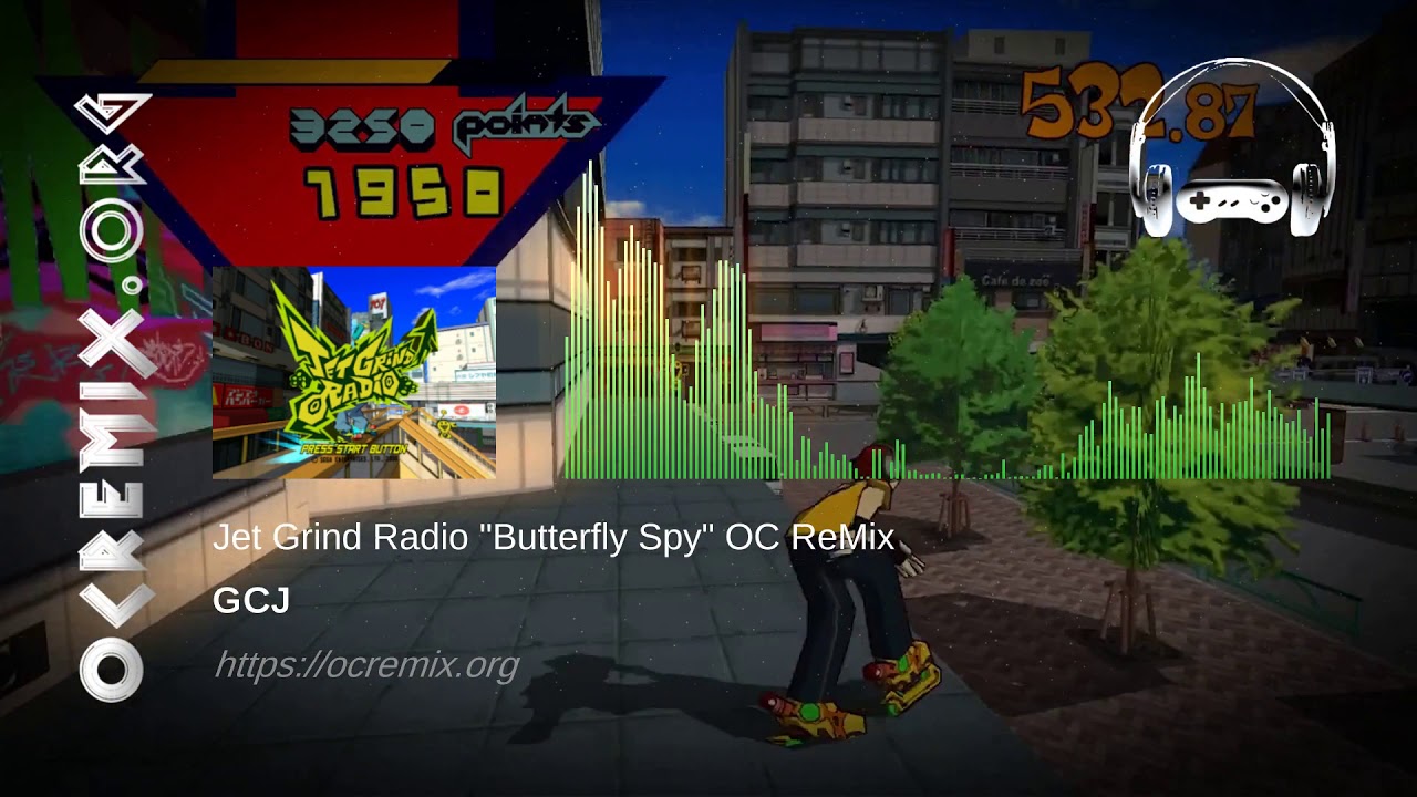 Jet Grind Radio OC ReMix by GCJ "Butterfly Spy" [Sneakman, Fly Like a