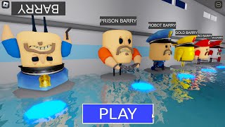 I BECOME EVERYONE in WATER BARRY'S PRISON RUN! ALL MORPHS! #roblox