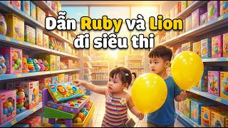 Dẫn Ruby Và Lion Đi Siêu Thị. Về Tới Nhà Nhận Thùng Hàng Của Mẹ Thương Gửi Vào Cho Con Cháu.