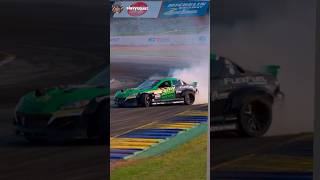 Battles up the hill - KMR RX8 - Formula Drift Atlanta 2023 - 3 rotor RX8 vs BMW
