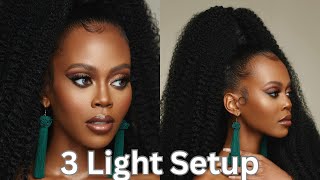 Simple 3 Light Setup for Beauty Photography in Studio | Behind The Scenes