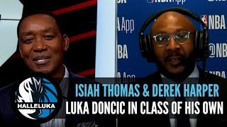 Luka Doncic - Isiah Thomas & Derek Harper: 'He's in a class all by himself' | Fit with Porzingis?