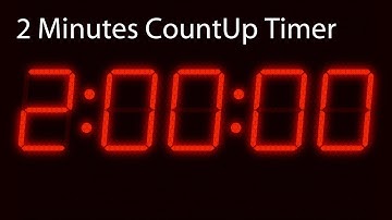 2 minute countup timer (VFD) 2分 カウントアップタイマー