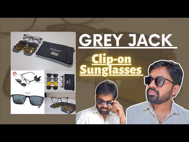 6 In 1 Clip On Magnetic Sunglasses