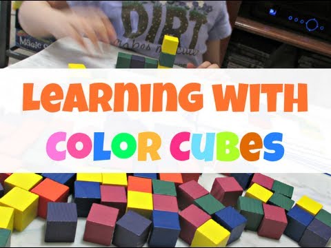 Learning with Color Cubes - Learning Resources Creative Color Cubes