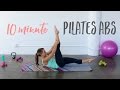 10 Minute Pilates Abs | Tone & Tighten your Waistline!