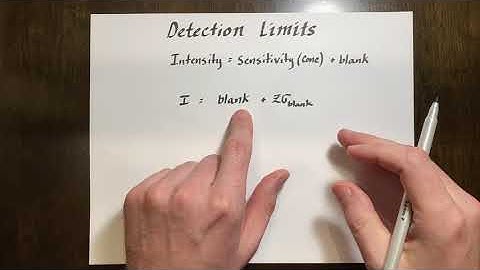 Detection Limits