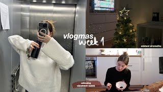 VLOGMAS 1! haul vánočních dekorací, zdobení stromečku, trhy I Adele Brandi