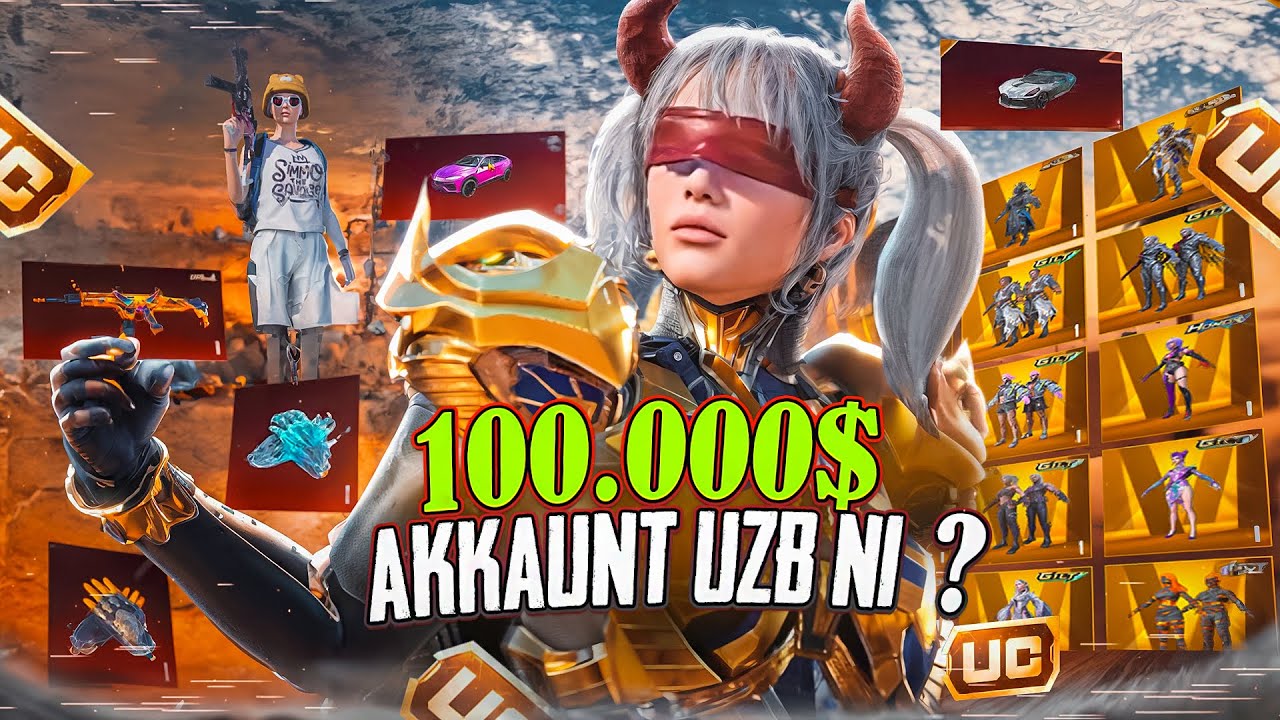 ARABLARDA 100.000 $ AKAUNT OLINDI 😳 ENDI UZB N1? 🤩 PUBG MOBILE 